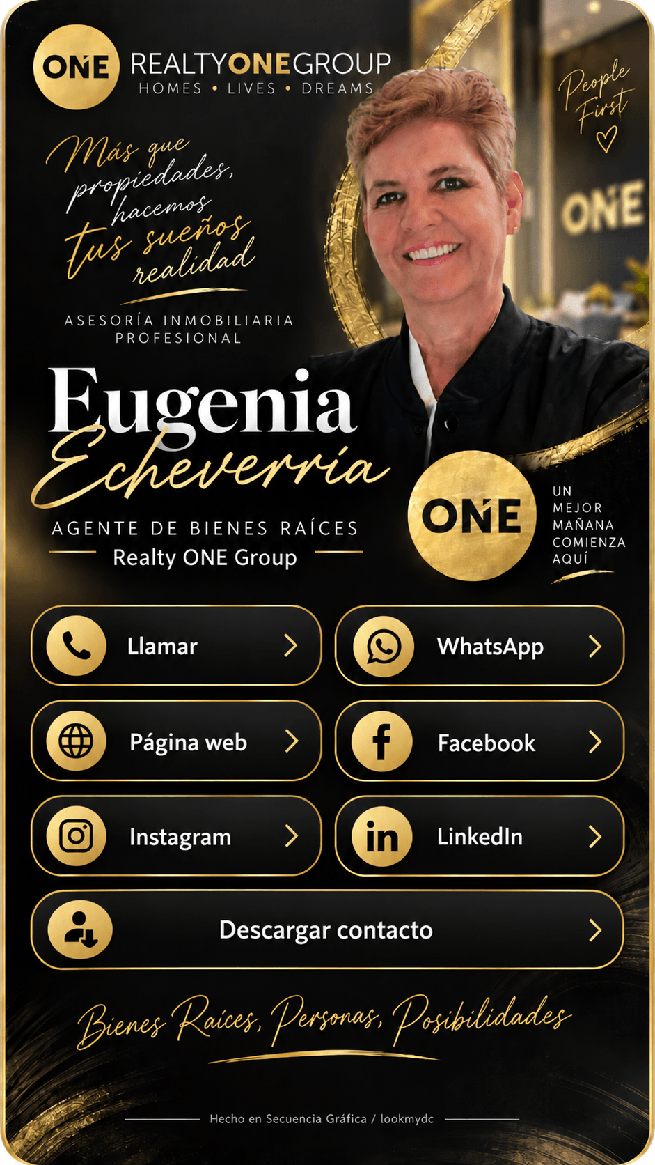Eugenia Echeverria, Agente de Bienes Raices de Realty ONE Group